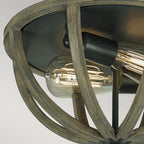 Allier Flush Mount (Wood) 9