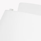 Asher 3-Light Flush Mount (Matte White & Gold Leaf)