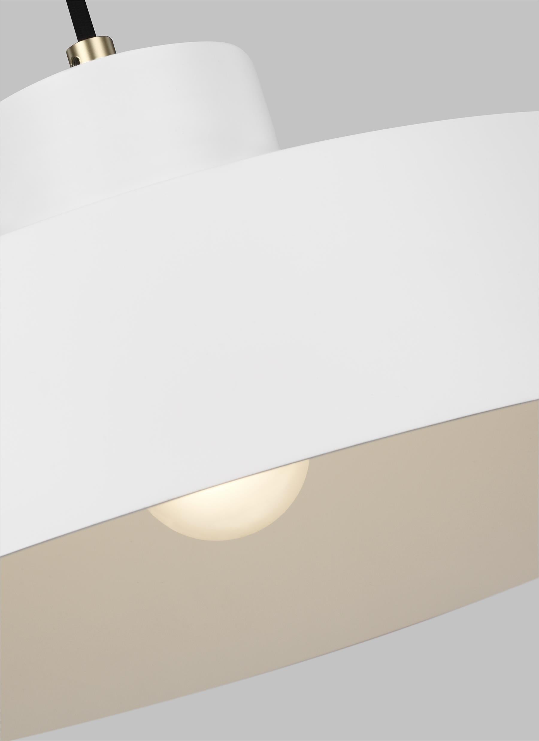 Candor 1-Light Pendant (Matte White)