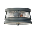 Chelsea Harbor 2-Light Flush Mount Lantern (Storm Cloud Gray)