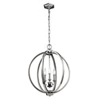 Corinne 3-Light Medium Pendant (Modern Orb with Inlay Crystal)
