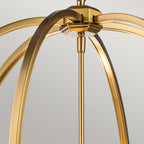 Corinne 6-Light Pendant (Burnished Brass)