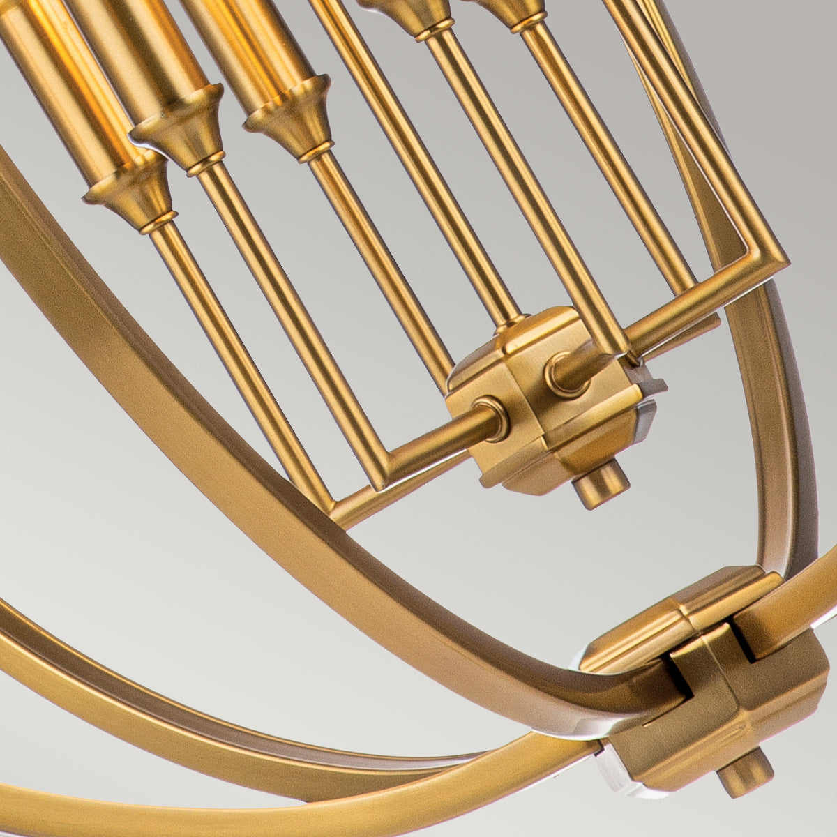 Corinne 6-Light Pendant (Burnished Brass)