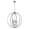 Corinne 6-Light Pendant (Modern Orb with Inlay Crystal)