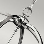 Corinne 6-Light Pendant (Modern Orb with Inlay Crystal)