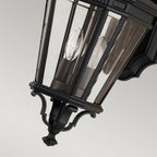 Cotswold Lane 2-Light Medium Black Wall Lantern