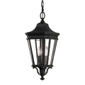 Cotswold Lane 2 Light Medium Chain Lantern - Black