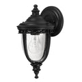 English Bridle 1 Light Small Wall Lantern - Black