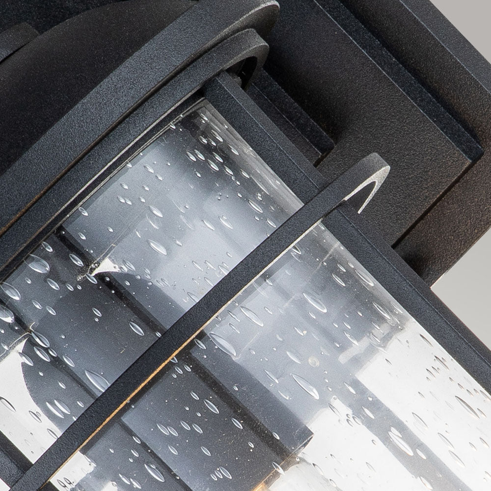 Lighthouse 1 Light Medium Wall Lantern Black