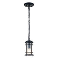 Lighthouse 1 Light Small Chain Lantern Black