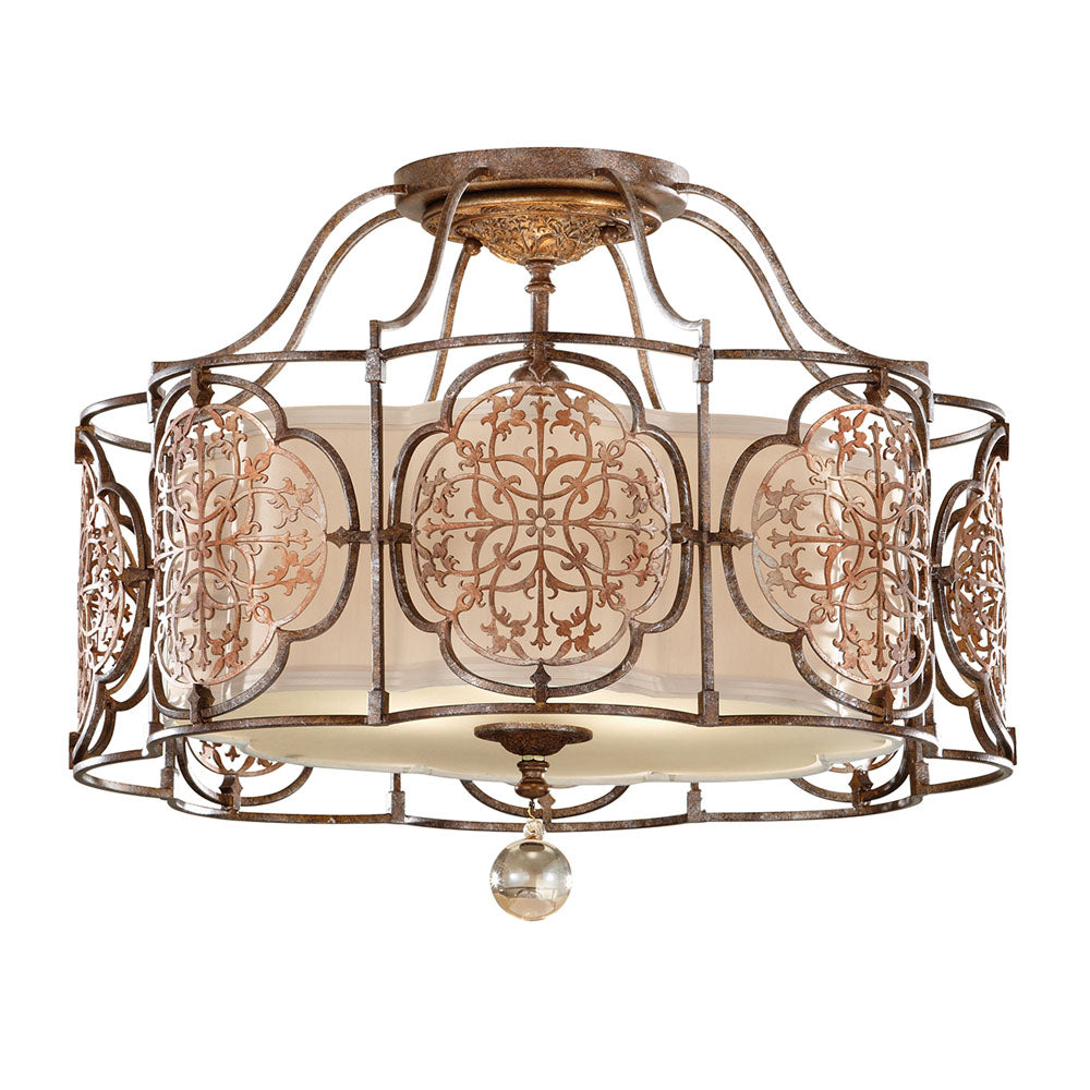 Marcella 3 Light Semi-Flush