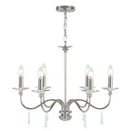 Finsbury Park 6-Light Polished Nickel Chandelier