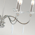 Finsbury Park 6-Light Polished Nickel Chandelier