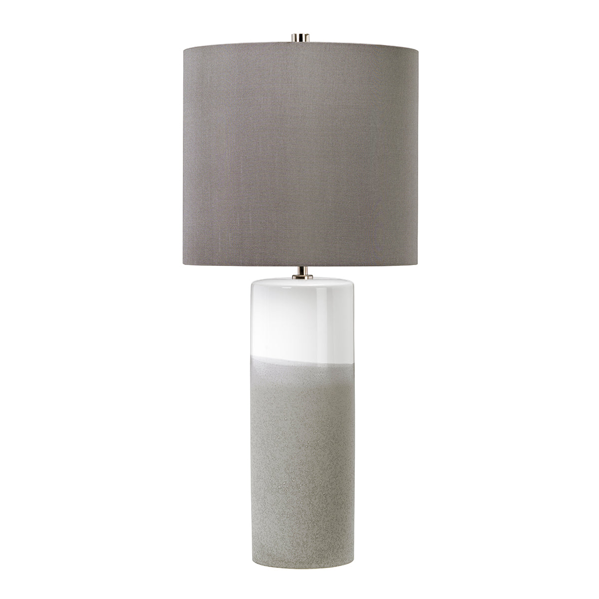 White & Gray Modern Table Lamp - Fulwell