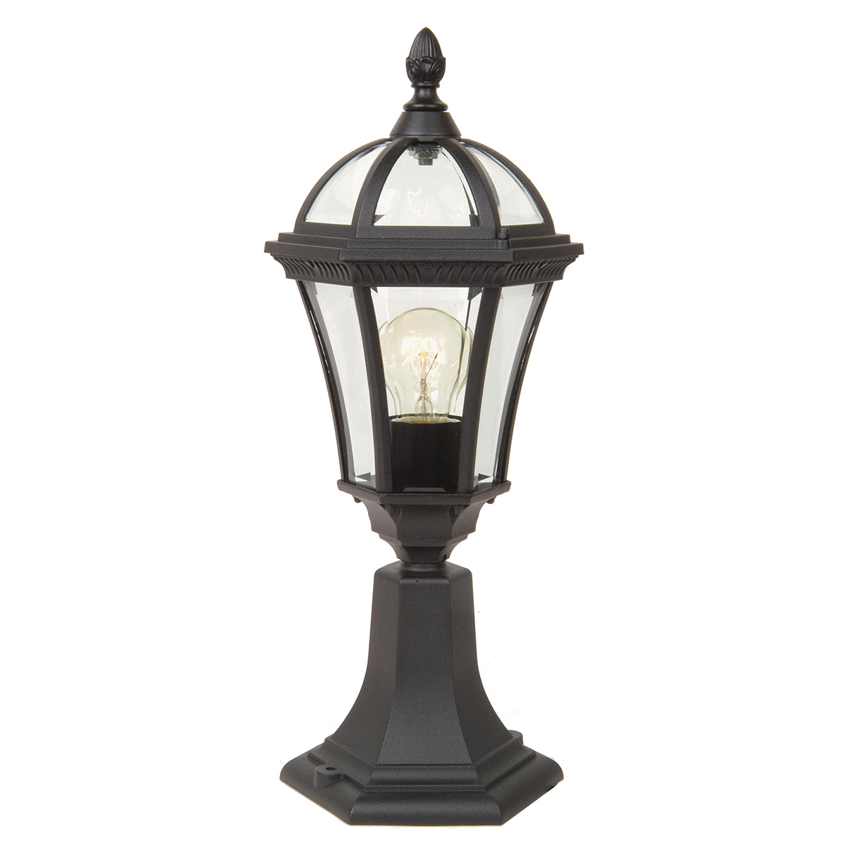 Garden Zone Ledbury 1-Light Pedestal Lantern