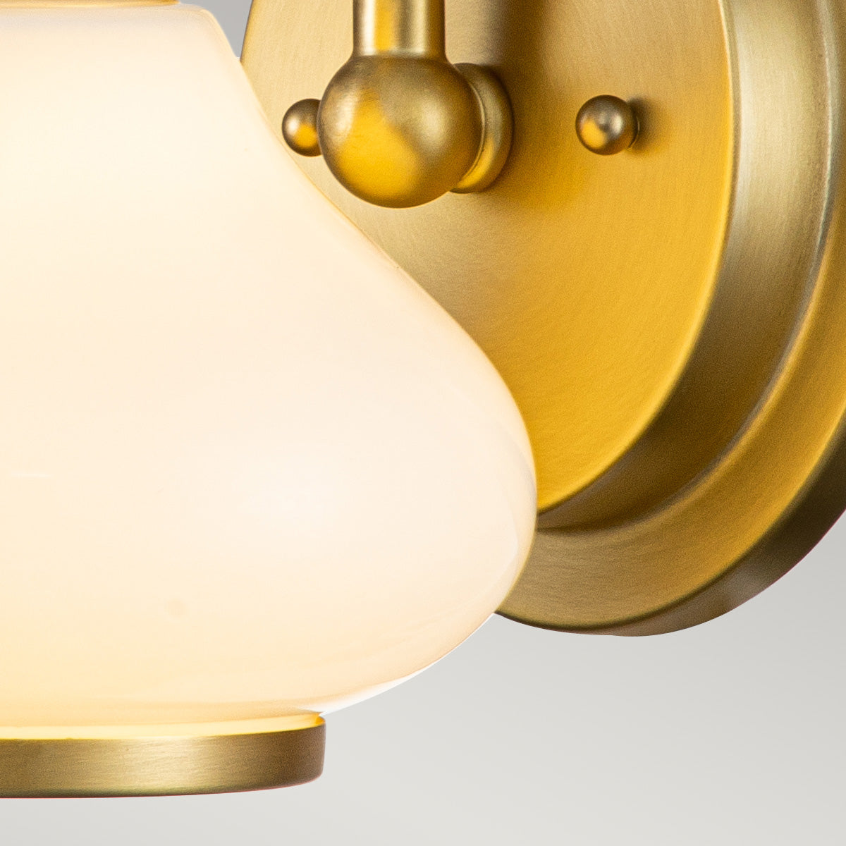 Ainsley 1-Light Bathroom Wall Light (Burnished Brass)