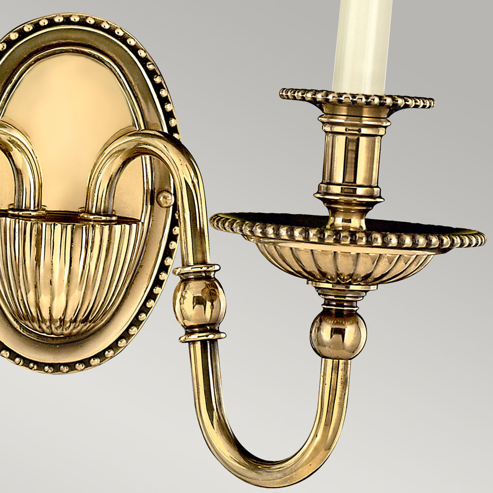 Cambridge 2-Light Wall Light (Solid Brass)