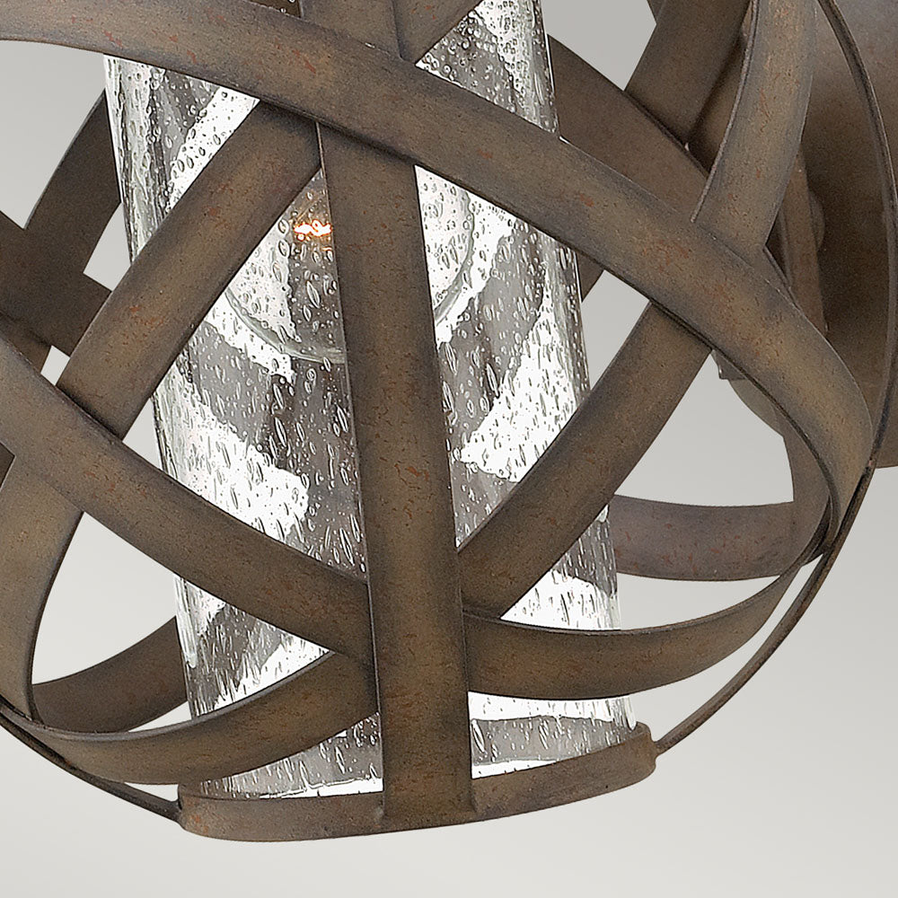 Carson 1-Light Outdoor Wall Lantern (Vintage Iron)