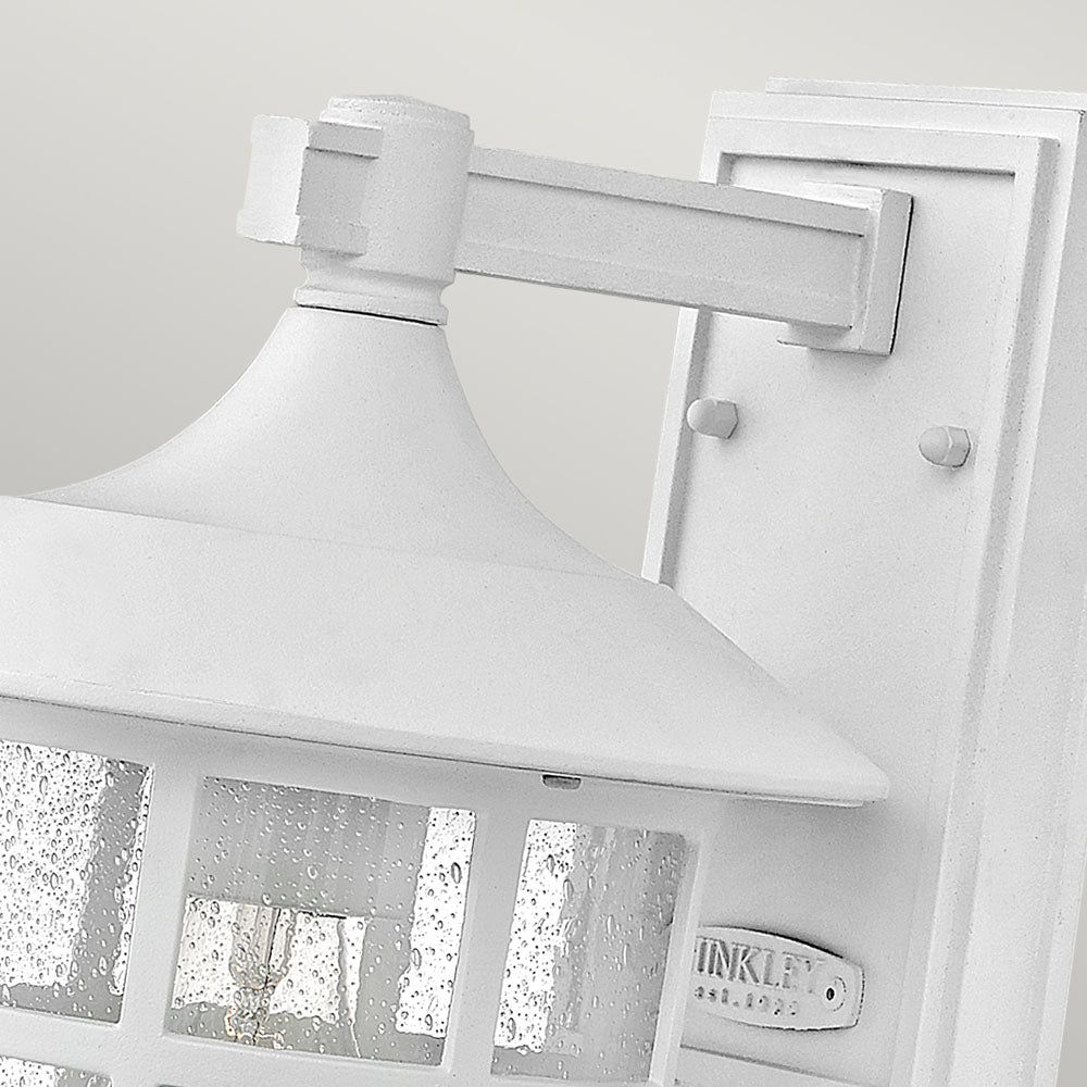 Freeport Medium Outdoor Wall Lantern (Textured White)