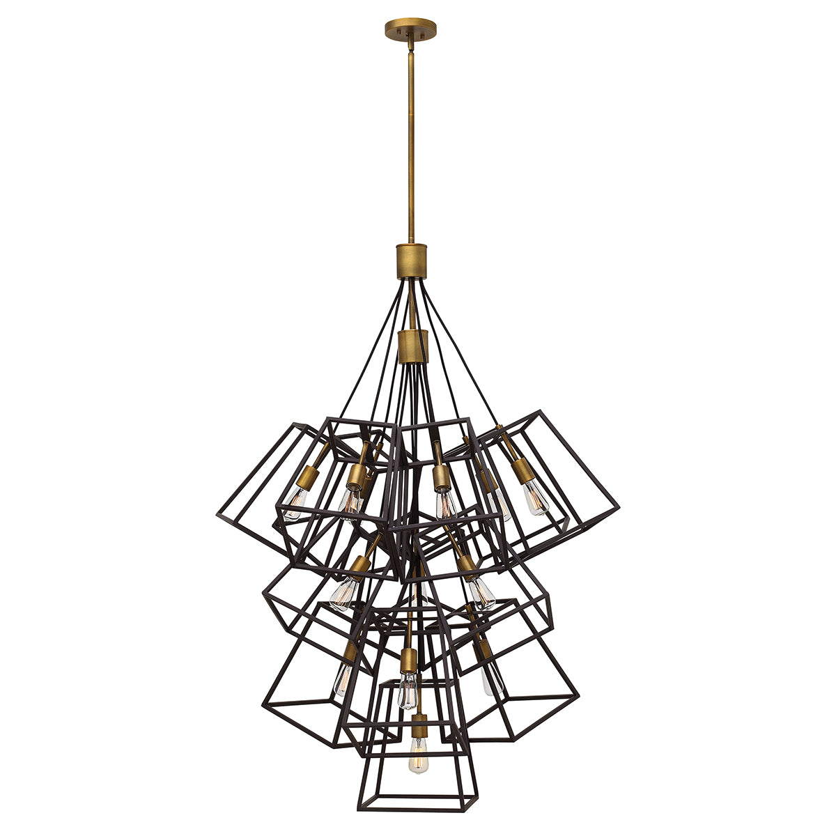 Fulton 13-Light Large Foyer Chandelier (Industrial Style)