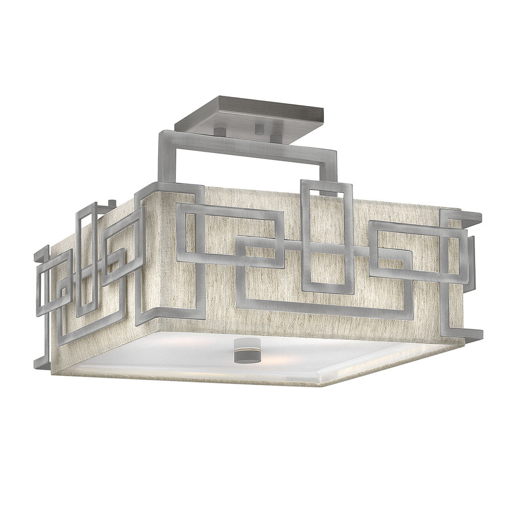 Lanza 3-Light Modern Hallway Light (Antique Nickel Finish)