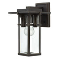 Manhattan Small Outdoor Wall Lantern (Oil Rubbed Bronze)