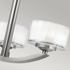 Meridian 3-Light Semi-Flush Mount (Modern Design)
