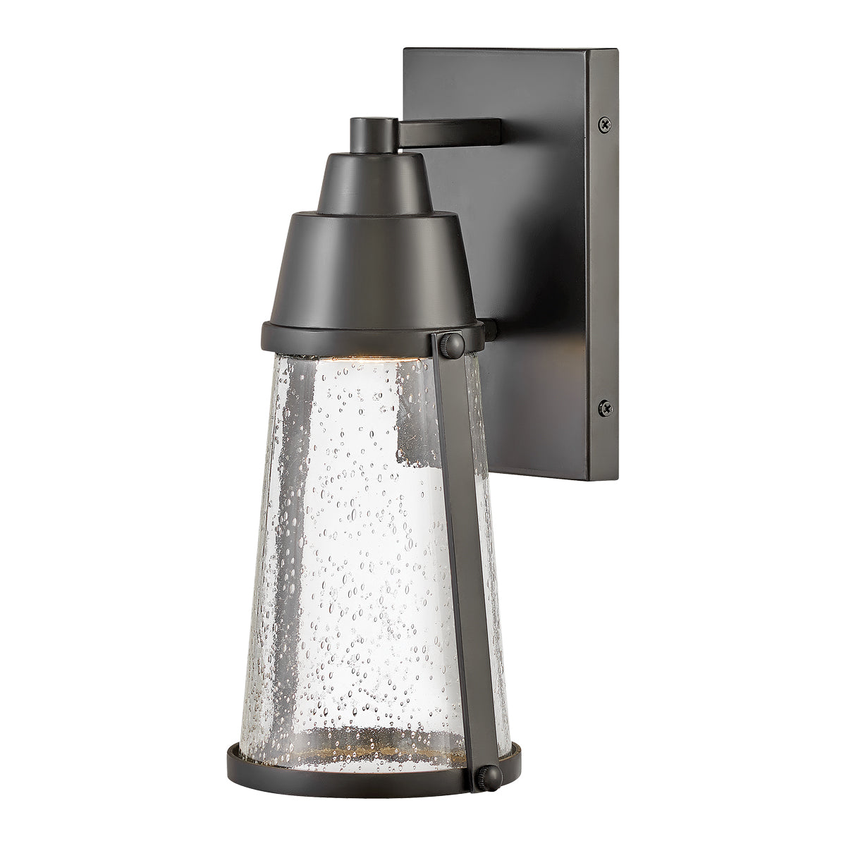 Miles 1-Light Outdoor Wall Lantern (Black Coastal Finish)