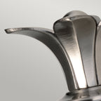 Plantation 1-Light Bathroom Wall Sconce (Polished Antique Nickel)