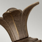 Plantation 1-Light Bathroom Wall Sconce (Pearl Bronze)