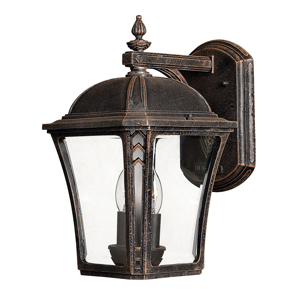 Wabash 2-Light Medium Wall Lantern (Bronze Finish)