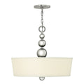 Zelda 3-Light Pendant (Polished Nickel, Mid-Century Modern)