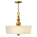 Zelda 3-Light Pendant (Vintage Brass, Mid-Century Modern)