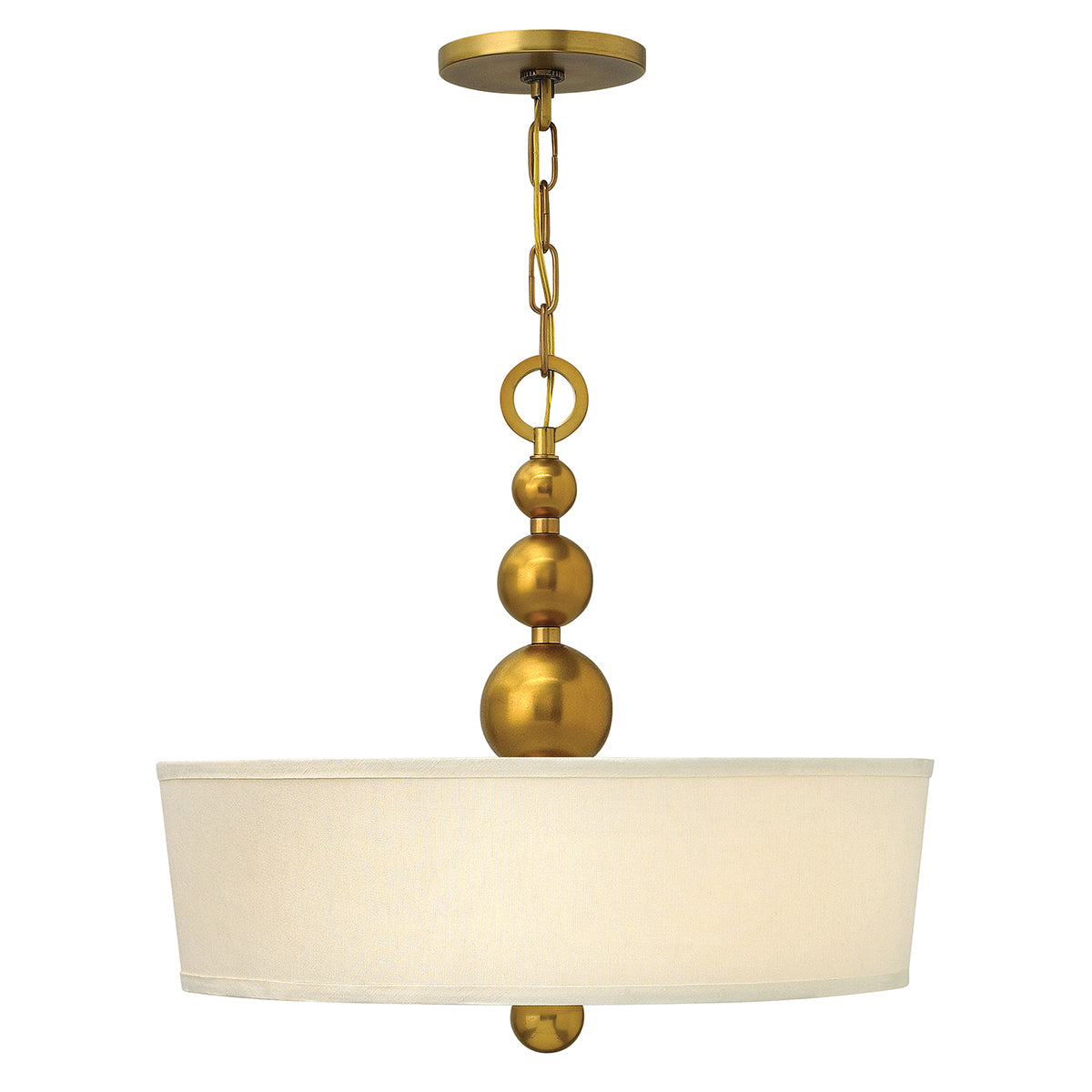 Zelda 3-Light Pendant (Vintage Brass, Mid-Century Modern)