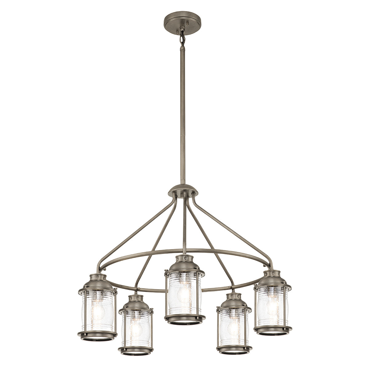 Ashland Bay 5 Light Outdoor Chandelier Bronze