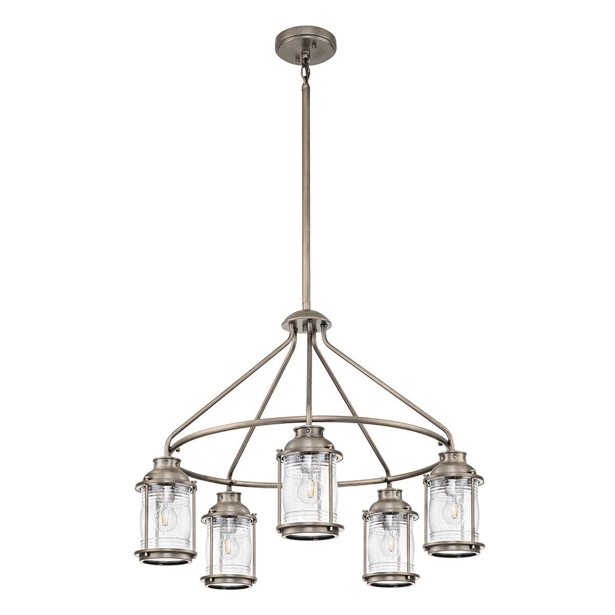 Ashland Bay 5 Light Outdoor Chandelier Bronze