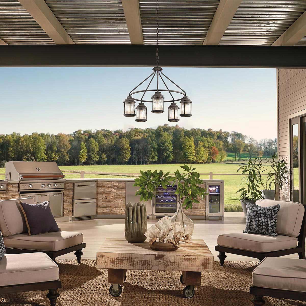 Ashland Bay 5 Light Outdoor Chandelier