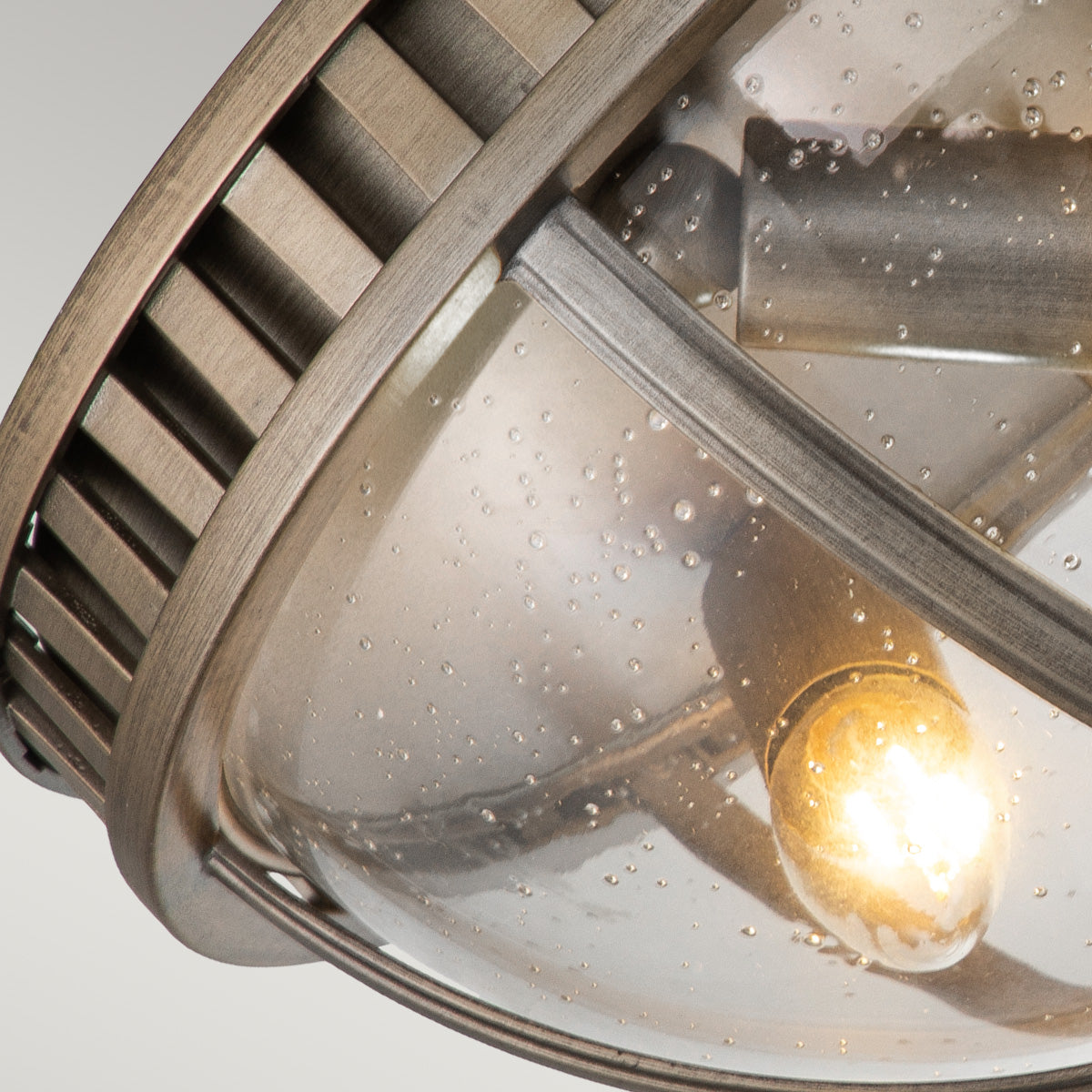 Halleron 3 Light Ceiling Flush Bronze