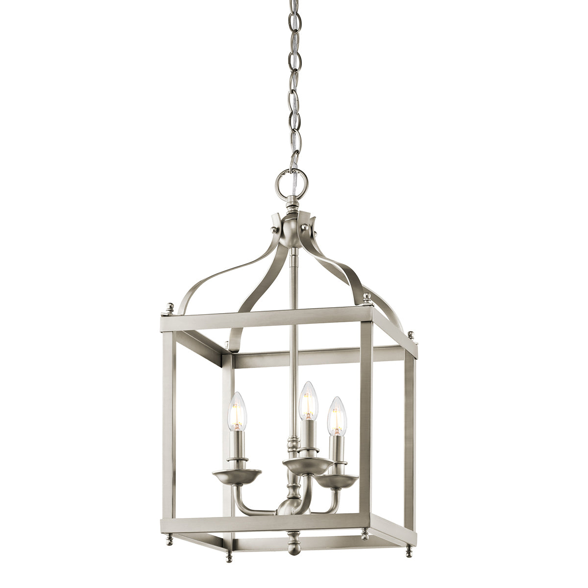Larkin 3 Light Medium Pendant - Brushed Nickel