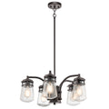 Lyndon 5 Light Outdoor Chandelier - Architectural Bronze