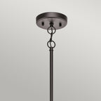Lyndon 5 Light Outdoor Chandelier - Architectural Bronze