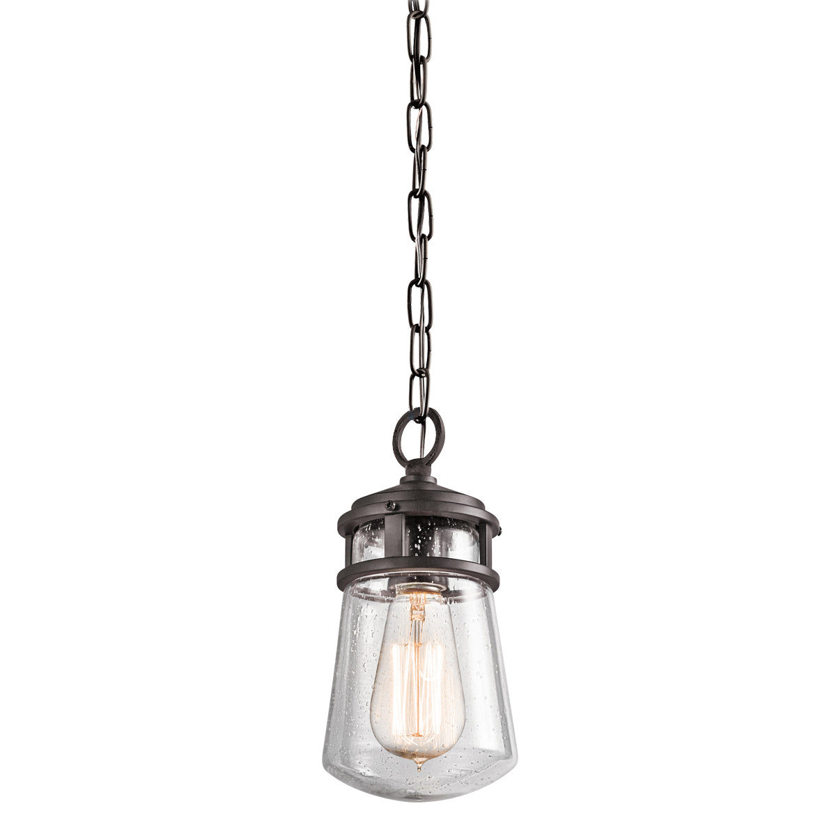 Lyndon 1 Light Small Chain Lantern - Architectural Bronze
