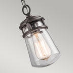Lyndon 1 Light Small Chain Lantern - Architectural Bronze