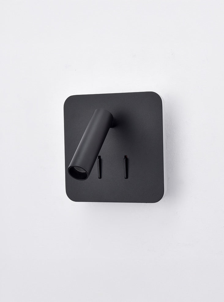 Luca LED Reading Wall Light In Black