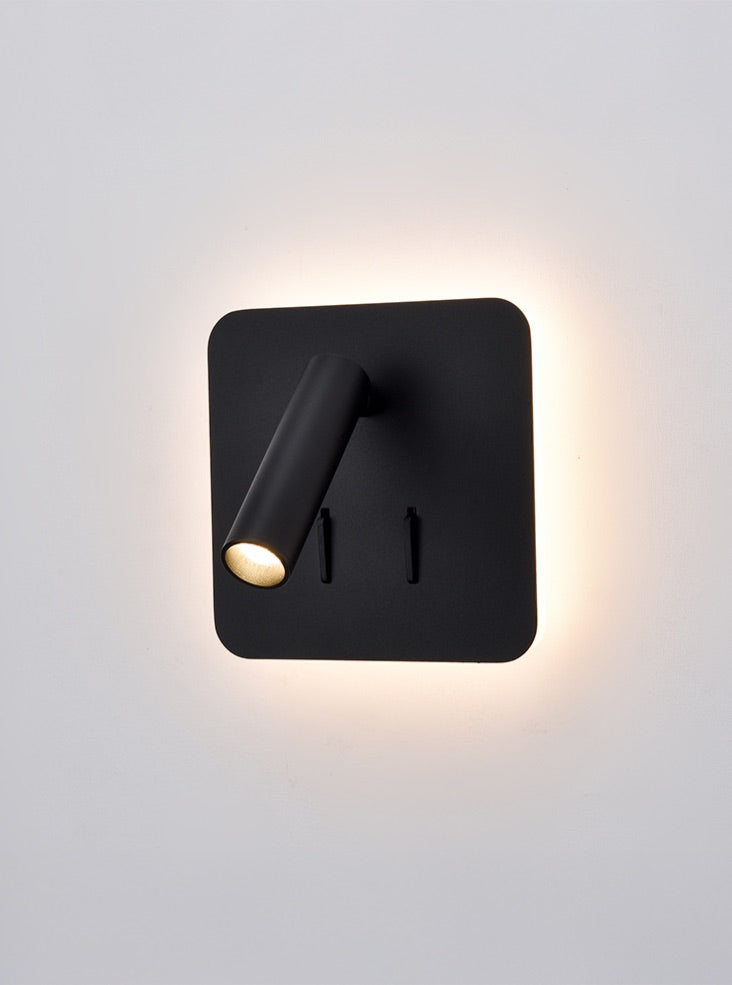 Luca LED Reading Wall Light In Black