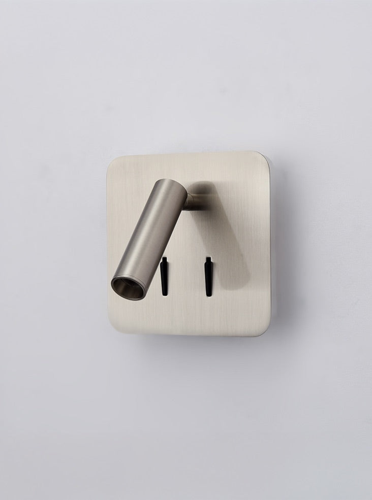 Luca Satin Nickel LED Reading Light