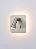 Luca Satin Nickel LED Reading Light