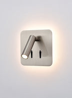 Luca Satin Nickel LED Reading Light