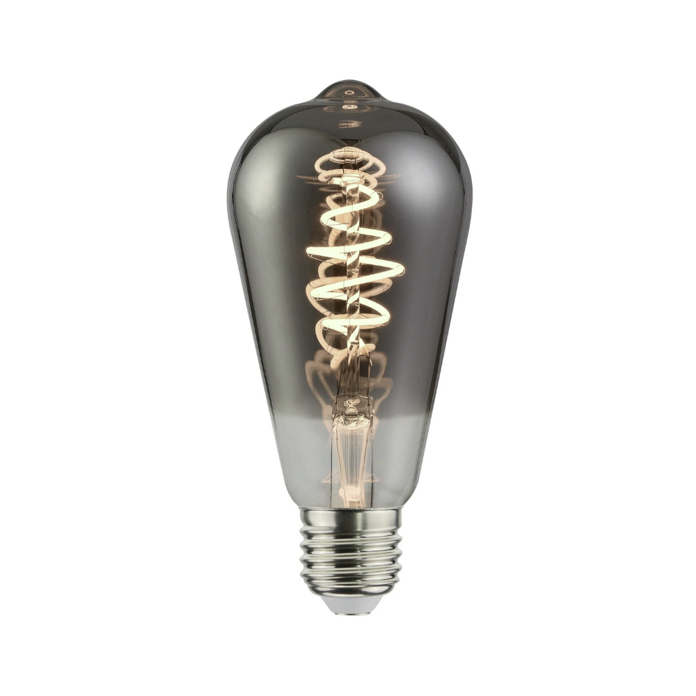E27 6w ST58 Smoke Spiral Day White 4000k Dimmable