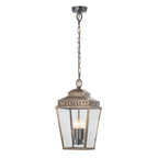 Mansion House 3 Light Chain Lantern - Brass